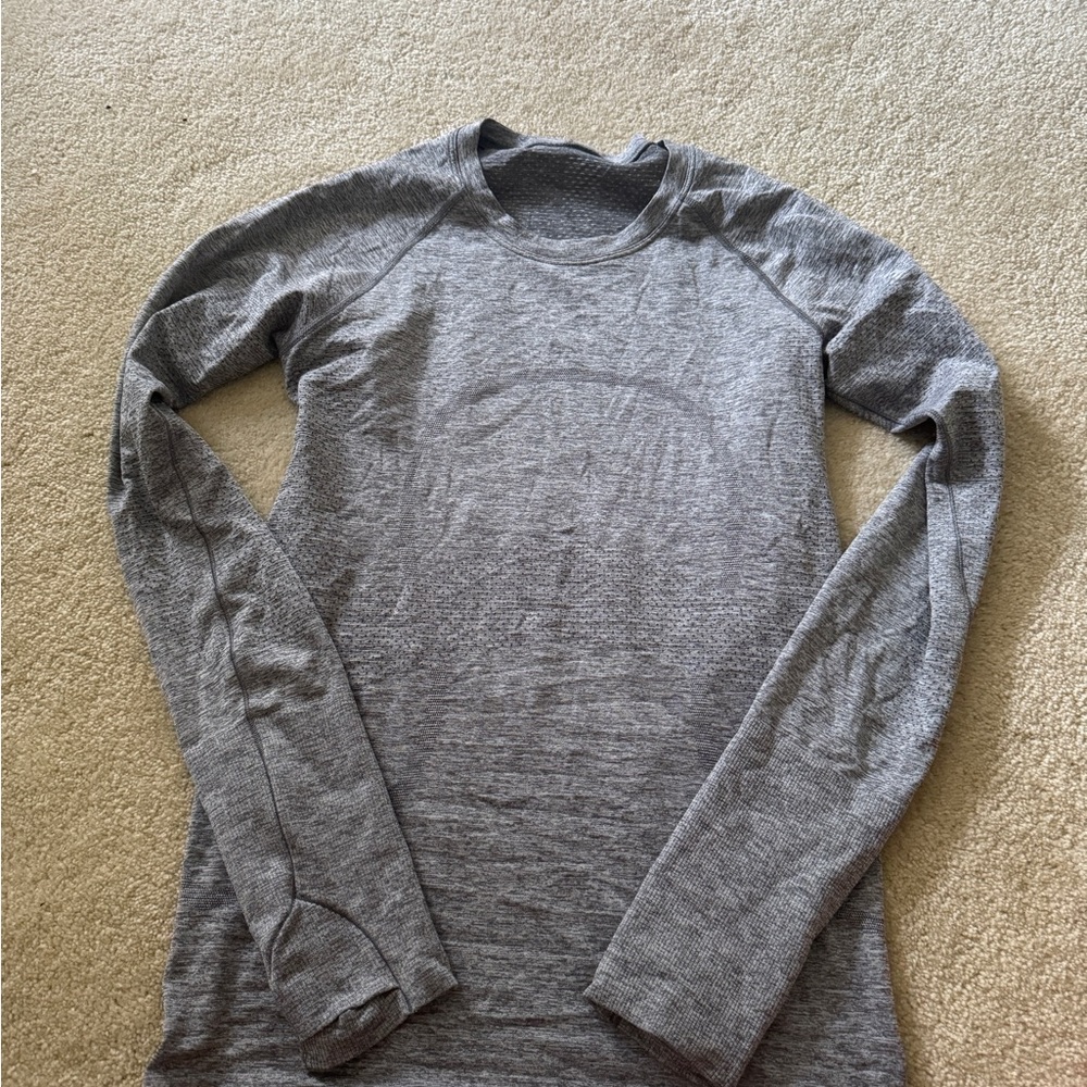 lululemon athletica Gray Long Sleeve Top